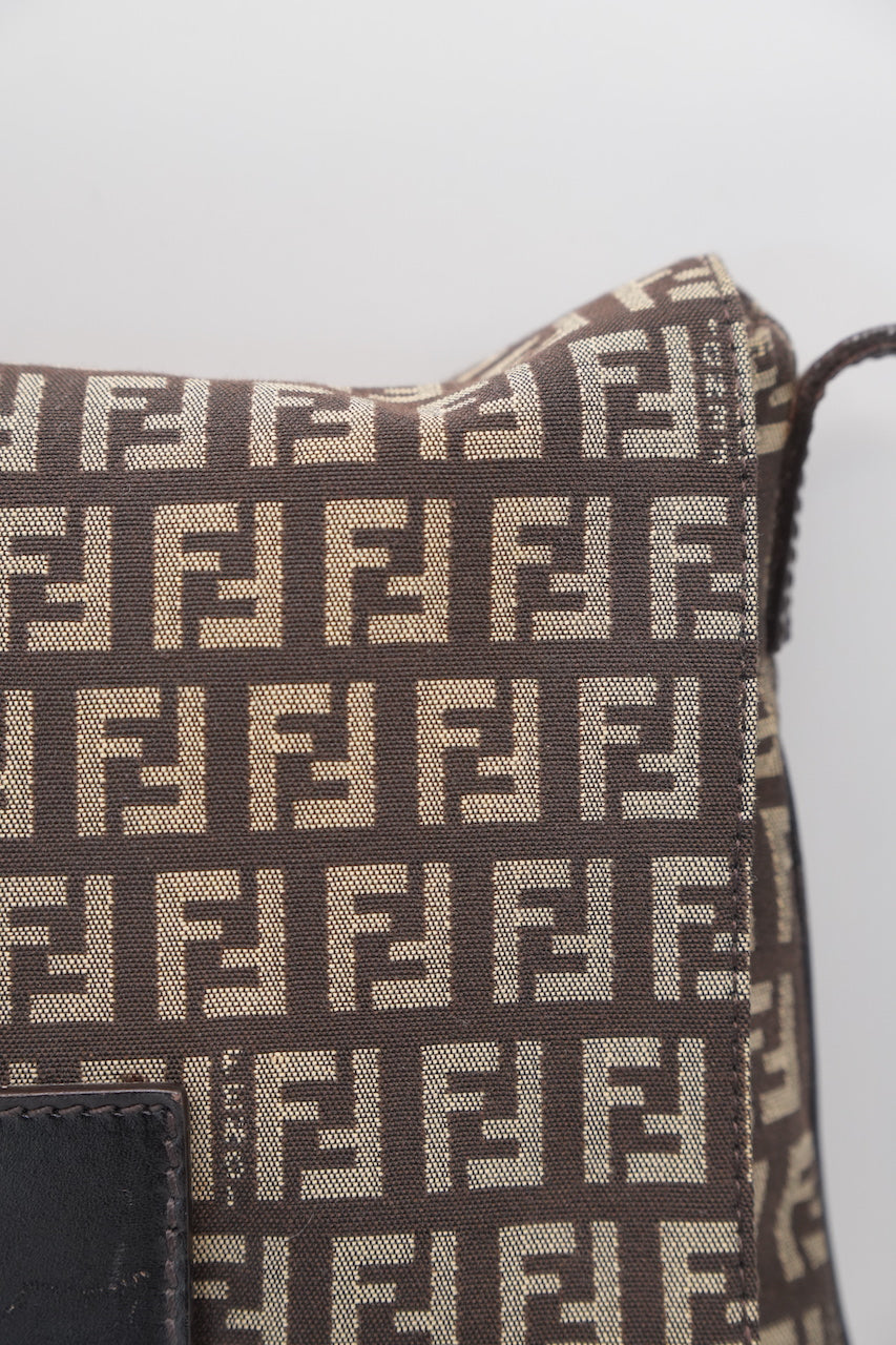 FENDI Zucchino FF Crossbody Bag