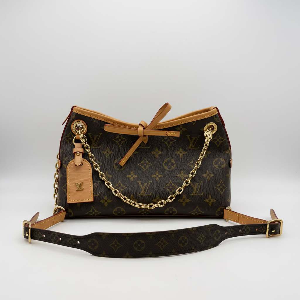 Louis Vuitton Monogram Carryall BB brown