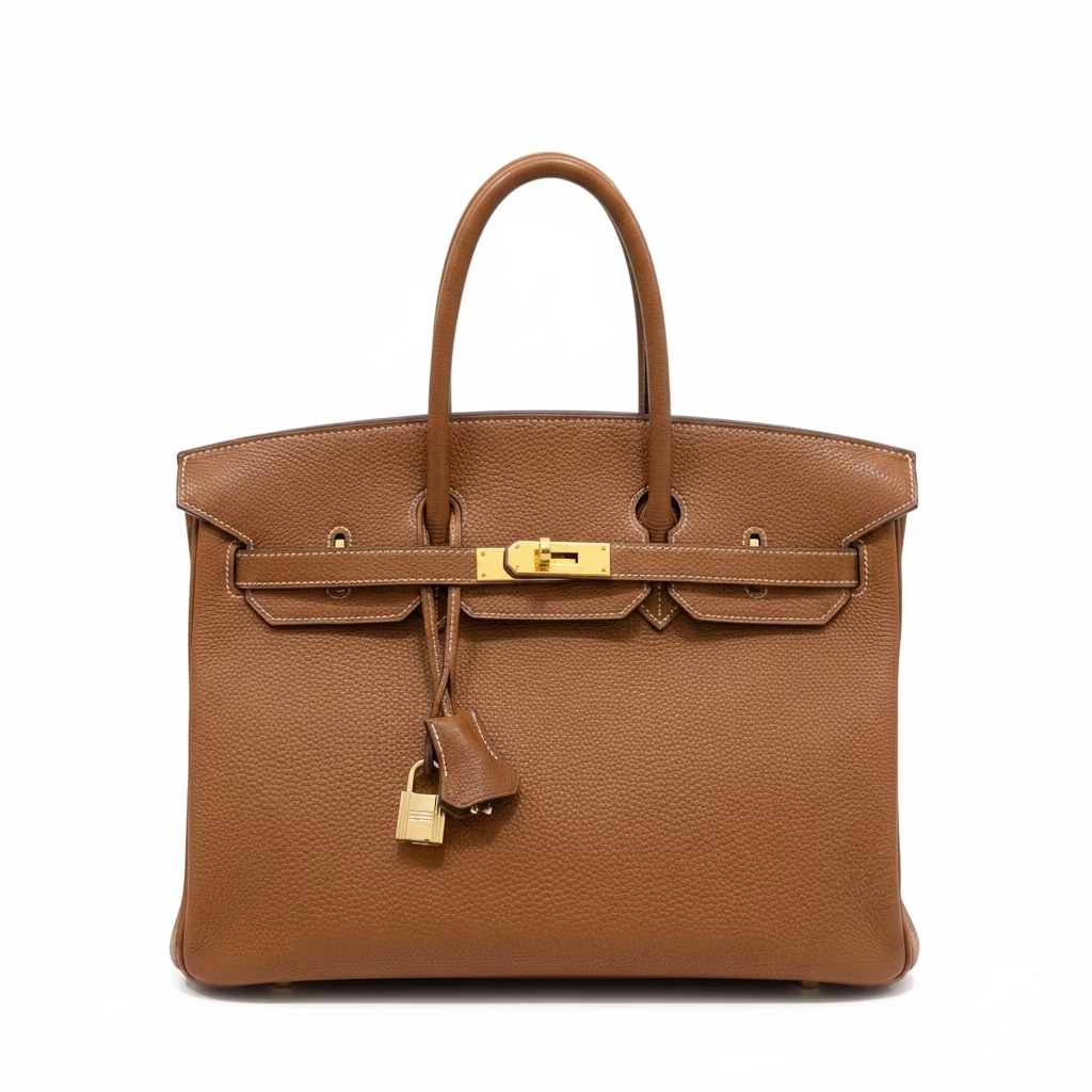 Hermes Birkin 35 To Go Leather Gold on Gold 2006