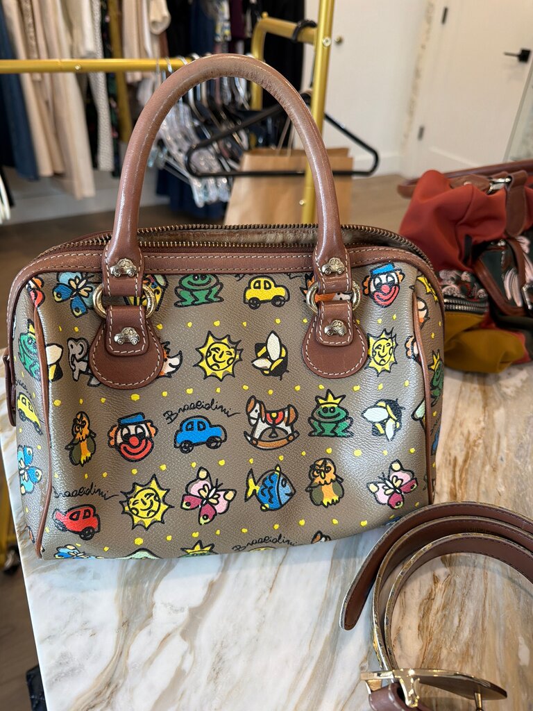 Braidedini Fun Print Handbag